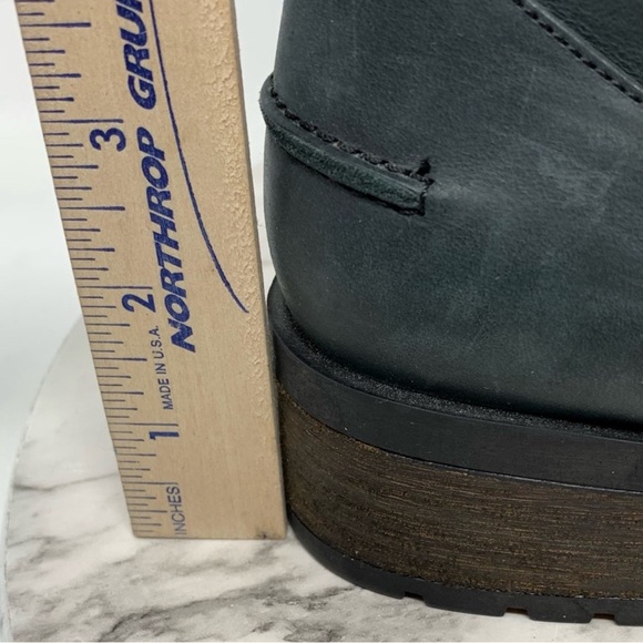 Ted & Muffy Triton Lug Sole Leather Tall Riding Boots - Picture 14 of 15